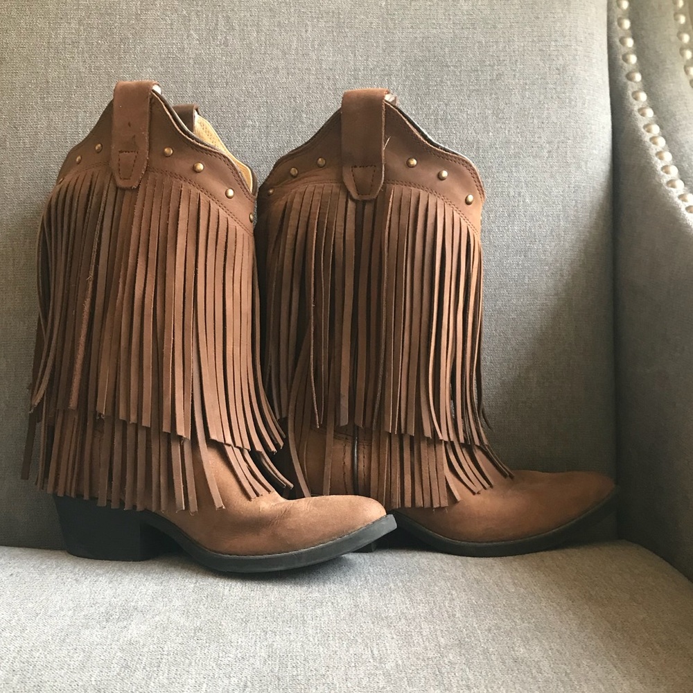Old West Fringe Boots
